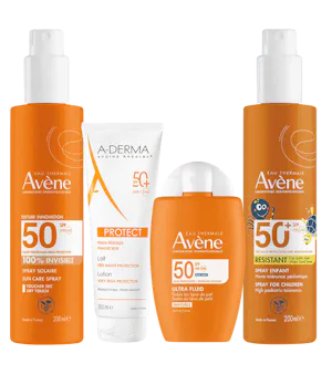 Avene y A-derma Solares