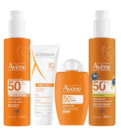 Avene y A-derma Solares
