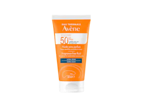 Avene Solar Fluido Sin Perfume Pieles Muy Sensibles SPF50+ 