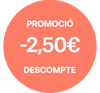 2.50 Euros de descuento directo
