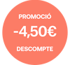 4.50 Euros de descuento directo