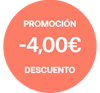 4.00 Euros de descuento directo