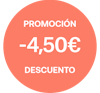 4.50 Euros de descuento directo