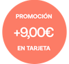 9.00 Euros acumulados en tarjeta